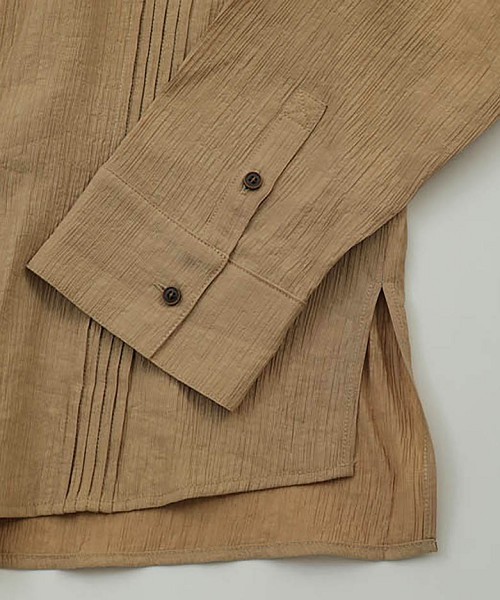 TODAYFUL（トゥデイフル）の「クレープシャツ（シャツ/ブラウス・レディース・ベージュ/ミント・FREE）」の14枚目の写真