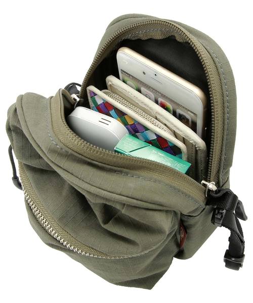 Otias(オティアス)の「オティアス Otias/CORDURA FABRIC ナイロン ショルダーバッグ(ショルダーバッグ・メンズ・ブラック/ネイビー/オリーブ/ブラウン・FREE)」の16枚目の写真