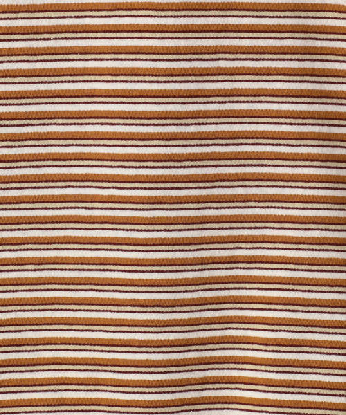 6（ロク）の「＜6(ROKU)＞BORDER T-SHIRT/Tシャツ（Tシャツ/カットソー・レディース・ブラウン/ケリー・FREE）」の7枚目の写真