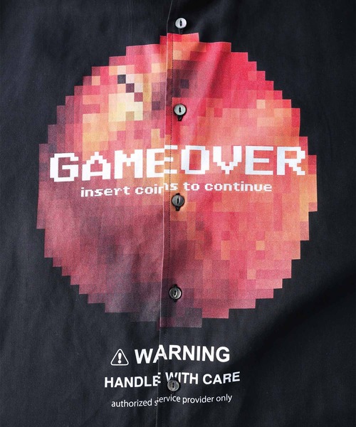 SHAREEF(シャリーフ)の「"DOT APPLE" BIG SHIRTS(シャツ/ブラウス・メンズ・レッド/ブラック/ホワイト・2/1/3)」の7枚目の写真