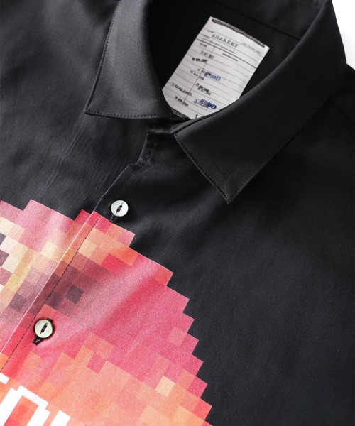 SHAREEF(シャリーフ)の「"DOT APPLE" BIG SHIRTS(シャツ/ブラウス・メンズ・レッド/ブラック/ホワイト・2/1/3)」の12枚目の写真