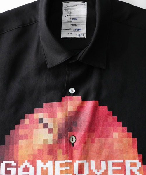 SHAREEF(シャリーフ)の「"DOT APPLE" BIG SHIRTS(シャツ/ブラウス・メンズ・レッド/ブラック/ホワイト・2/1/3)」の13枚目の写真