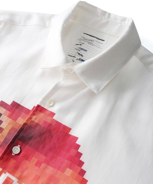 SHAREEF(シャリーフ)の「"DOT APPLE" BIG SHIRTS(シャツ/ブラウス・メンズ・レッド/ブラック/ホワイト・2/1/3)」の8枚目の写真