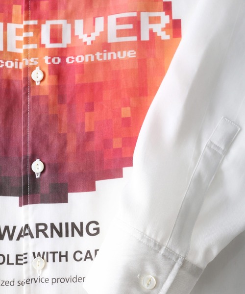 SHAREEF(シャリーフ)の「"DOT APPLE" BIG SHIRTS(シャツ/ブラウス・メンズ・レッド/ブラック/ホワイト・2/1/3)」の9枚目の写真