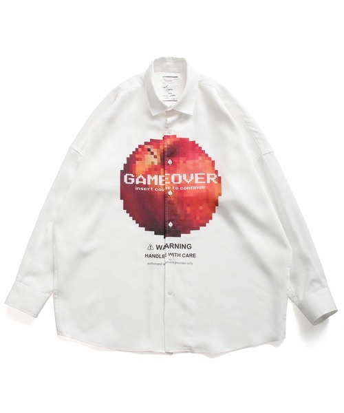 SHAREEF(シャリーフ)の「"DOT APPLE" BIG SHIRTS(シャツ/ブラウス・メンズ・レッド/ブラック/ホワイト・2/1/3)」の15枚目の写真