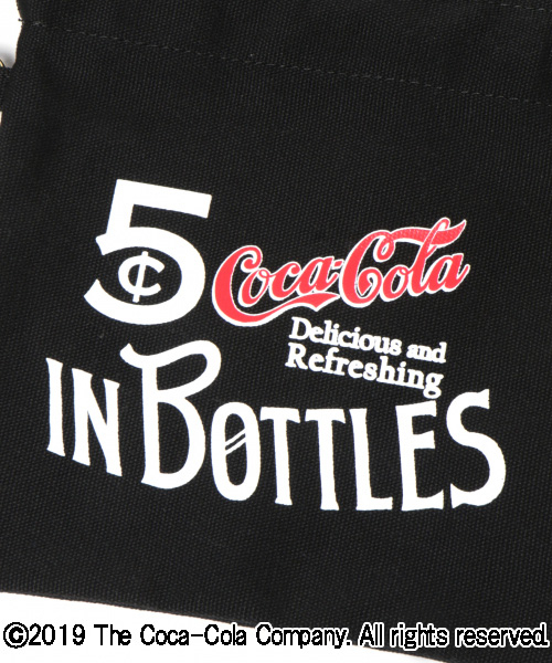 GLOBAL WORK（グローバルワーク）の「「コカ・コーラ」キンチャク/833325（ハンドバッグ・レディース・オフホワイト/ブラック/その他1/イエロー・FREE）」の15枚目の写真