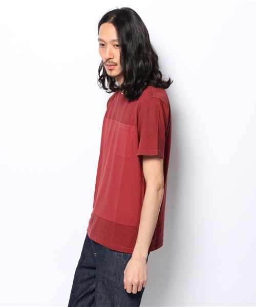 BEAMS LIGHTS Men's（ビームスライツ メンズ）の「○BEAMS LIGHTS / パネルポケットTシャツ（Tシャツ/カットソー・メンズ・レッド/ネイビー/グレー・MEDIUM/SMALL/X-LARGE/LARGE）」の8枚目の写真