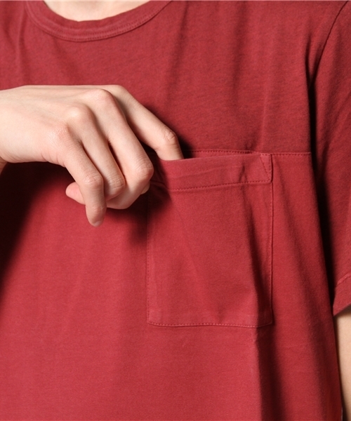 BEAMS LIGHTS Men's（ビームスライツ メンズ）の「○BEAMS LIGHTS / パネルポケットTシャツ（Tシャツ/カットソー・メンズ・レッド/ネイビー/グレー・MEDIUM/SMALL/X-LARGE/LARGE）」の5枚目の写真