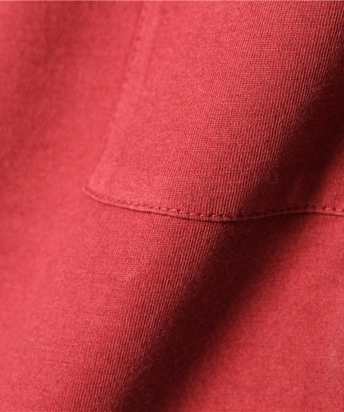 BEAMS LIGHTS Men's（ビームスライツ メンズ）の「○BEAMS LIGHTS / パネルポケットTシャツ（Tシャツ/カットソー・メンズ・レッド/ネイビー/グレー・MEDIUM/SMALL/X-LARGE/LARGE）」の6枚目の写真