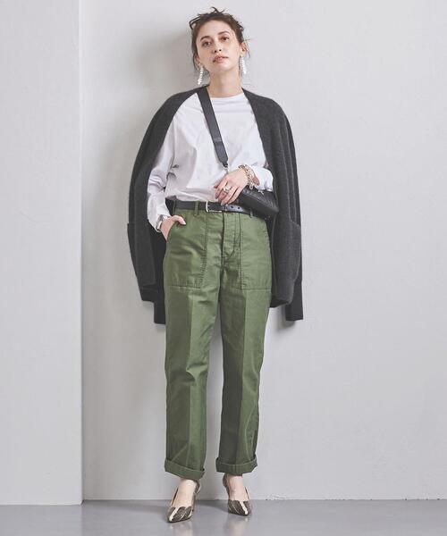 UNITED ARROWS(ユナイテッドアローズ)の「UWSC ファー アゼ カーディガン†(カーディガン/ボレロ・レディース・ナチュラル/ターコイズブルー/ダークグレー・フリー)」の2枚目の写真