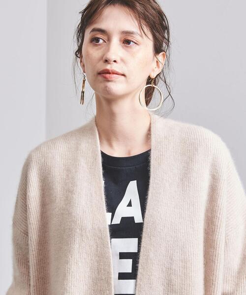 UNITED ARROWS(ユナイテッドアローズ)の「UWSC ファー アゼ カーディガン†(カーディガン/ボレロ・レディース・ナチュラル/ターコイズブルー/ダークグレー・フリー)」の16枚目の写真
