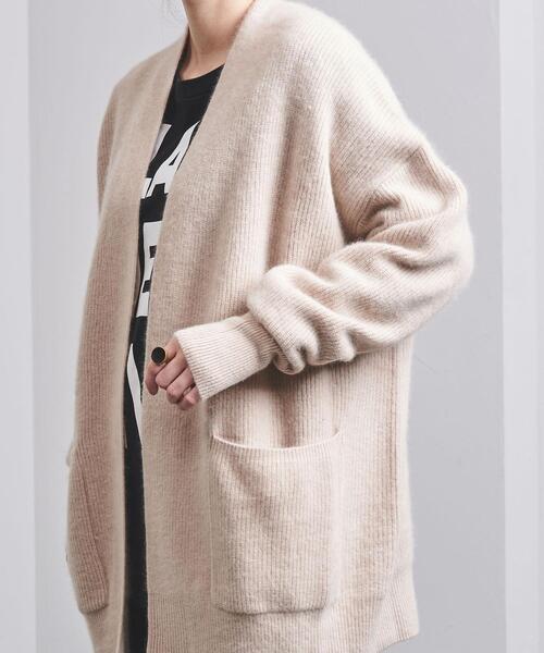 UNITED ARROWS(ユナイテッドアローズ)の「UWSC ファー アゼ カーディガン†(カーディガン/ボレロ・レディース・ナチュラル/ターコイズブルー/ダークグレー・フリー)」の15枚目の写真