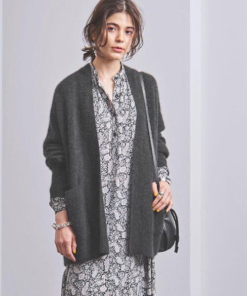 UNITED ARROWS(ユナイテッドアローズ)の「UWSC ファー アゼ カーディガン†(カーディガン/ボレロ・レディース・ナチュラル/ターコイズブルー/ダークグレー・フリー)」の21枚目の写真