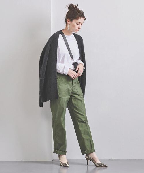 UNITED ARROWS(ユナイテッドアローズ)の「UWSC ファー アゼ カーディガン†(カーディガン/ボレロ・レディース・ナチュラル/ターコイズブルー/ダークグレー・フリー)」の22枚目の写真