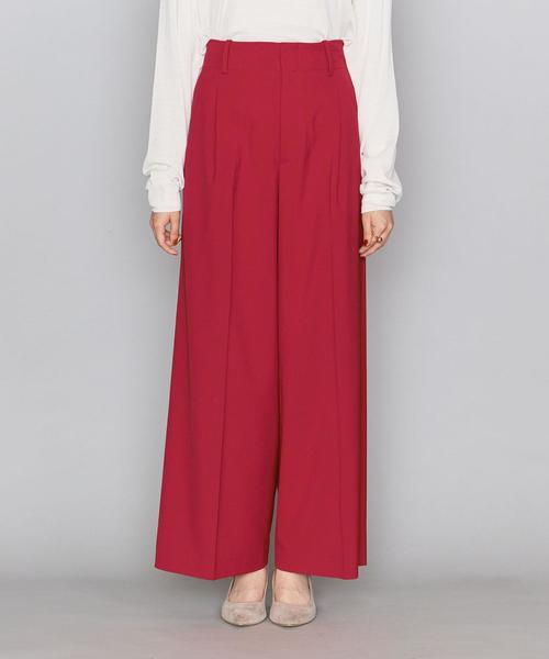 BEAUTY&YOUTH UNITED ARROWS(ビューティーアンドユースユナイテッドアローズ)の「BY トロタックワイドパンツо(その他パンツ・レディース・ブラック/レッド・SMALL/MEDIUM)」の3枚目の写真