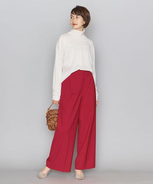 BEAUTY&YOUTH UNITED ARROWS(ビューティーアンドユースユナイテッドアローズ)の「BY トロタックワイドパンツо(その他パンツ・レディース・ブラック/レッド・SMALL/MEDIUM)」の15枚目の写真
