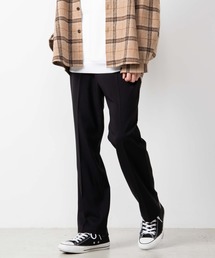 WEGO | WEGO/起毛TRセンタープレススラックス(スラックス)