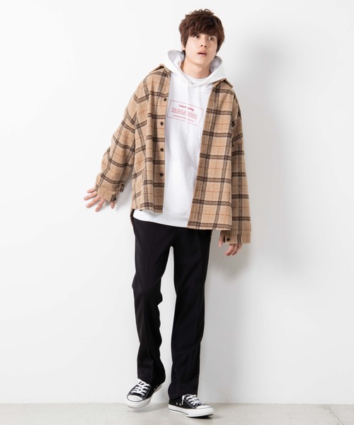 WEGO（ウィゴー）の「WEGO/起毛TRセンタープレススラックス（スラックス・メンズ・ブラック/ワイン・SMALL/LARGE/MEDIUM）」の10枚目の写真