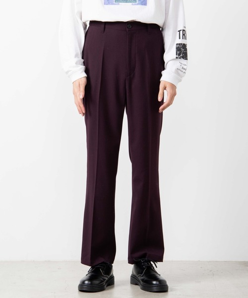 WEGO（ウィゴー）の「WEGO/起毛TRセンタープレススラックス（スラックス・メンズ・ブラック/ワイン・SMALL/LARGE/MEDIUM）」の16枚目の写真