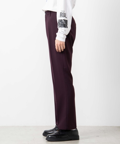 WEGO（ウィゴー）の「WEGO/起毛TRセンタープレススラックス（スラックス・メンズ・ブラック/ワイン・SMALL/LARGE/MEDIUM）」の17枚目の写真