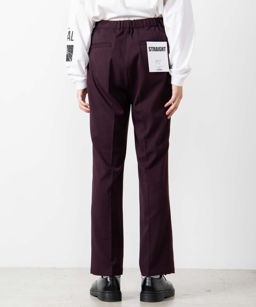 WEGO（ウィゴー）の「WEGO/起毛TRセンタープレススラックス（スラックス・メンズ・ブラック/ワイン・SMALL/LARGE/MEDIUM）」の18枚目の写真