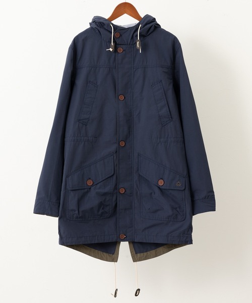 merc london(メルクロンドン)の「パーカジャケット(モッズコート・メンズ・ダークブルー/カーキ・SMALL/LARGE/MEDIUM)」の1枚目の写真