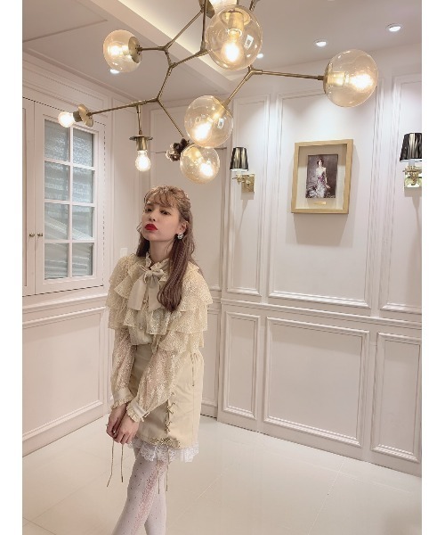 Swankiss（スワンキス）の「PN laceup casual S/K（スカート・レディース・ベージュ/ピンク/ブラック/ブルー・FREE）」の12枚目の写真