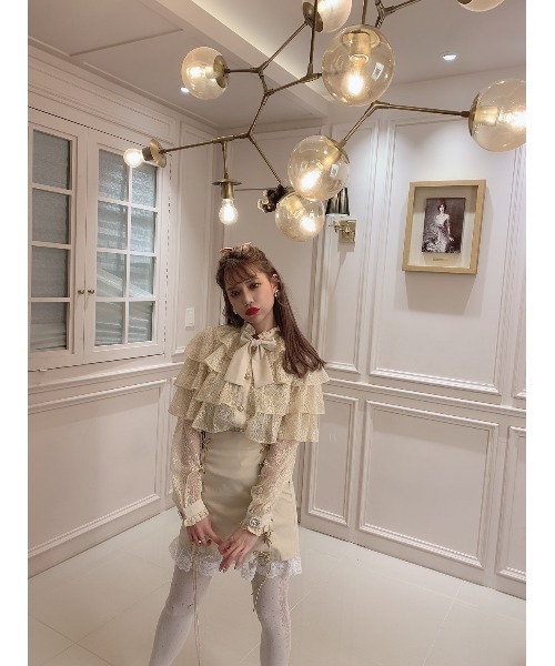 Swankiss（スワンキス）の「PN laceup casual S/K（スカート・レディース・ベージュ/ピンク/ブラック/ブルー・FREE）」の14枚目の写真