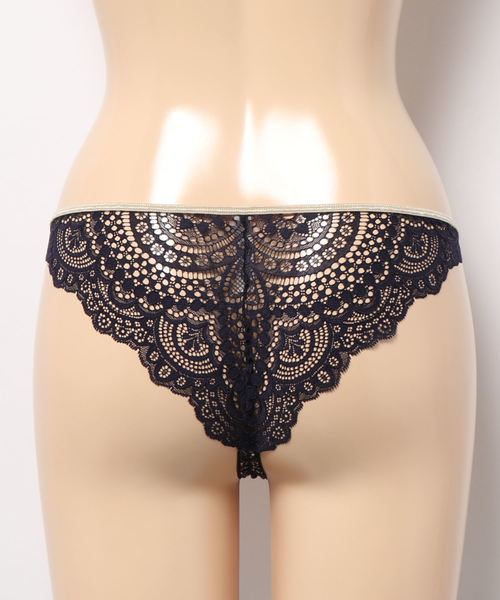 ANNEBRA(アンブラ)の「Rich ブラジリアンショーツ(ショーツ・レディース・ベージュ/ブルー・M/L/XL)」の9枚目の写真