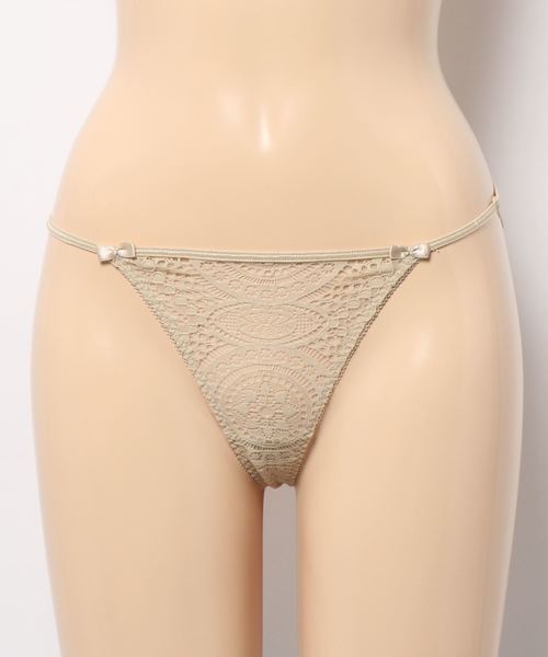 ANNEBRA(アンブラ)の「Rich ブラジリアンショーツ(ショーツ・レディース・ベージュ/ブルー・M/L/XL)」の12枚目の写真