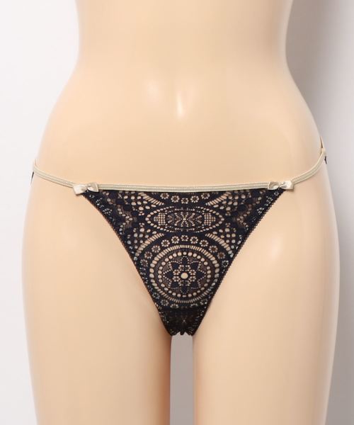 ANNEBRA(アンブラ)の「Rich ブラジリアンショーツ(ショーツ・レディース・ベージュ/ブルー・M/L/XL)」の11枚目の写真