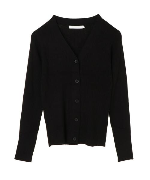 AMERICAN HOLIC（アメリカンホリック）の「10col.Vネックリブカーディガン＊（カーディガン/ボレロ・レディース・ブラウン/ピンク/ブラック/ネイビー/ブルー系その他2/グレー系その他4/その他7/ボルドー/マスタード/グリーン・M/L）」の19枚目の写真