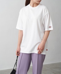 Dickies ディッキーズ 別注 ロゴ刺繍 オーバーサイズ コットン S/S 半袖 ロゴTシャツ