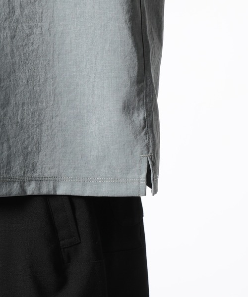 ADAM ET ROPE'(アダムエロペ)の「【EVALET】クルーネックTシャツ/吸汗・速乾(Tシャツ/カットソー・メンズ・ライトグリーン/ベージュ系その他/チャコールグレー・M/L)」の11枚目の写真