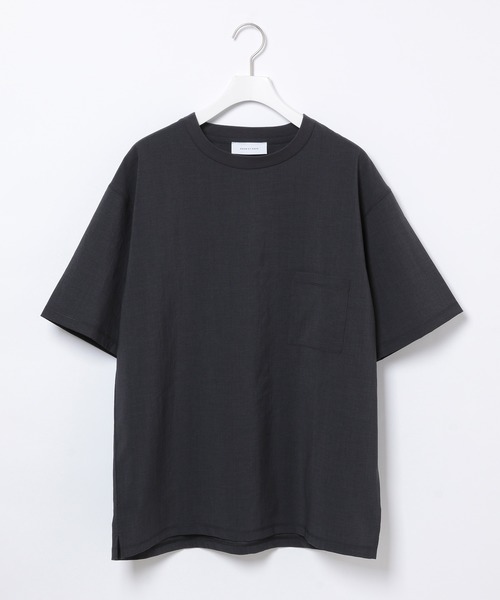 ADAM ET ROPE'(アダムエロペ)の「【EVALET】クルーネックTシャツ/吸汗・速乾(Tシャツ/カットソー・メンズ・ライトグリーン/ベージュ系その他/チャコールグレー・M/L)」の17枚目の写真