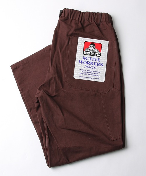 BEN DAVIS(ベンデイビス)の「【別注】【BEN DAVIS】TAPERED EASY CHEF PANTS / イージー シェフパンツ(チノパンツ・メンズ・ブラック/ブラウン/ブラック系/ベージュ系/ブルーグレー/ストライプ/アイボリー/ベージュ/グリーン/ブルー/レッド/ダークグリーン/マスタード・SMALL/MEDIUM/LARGE/X-LARGE)」の19枚目の写真