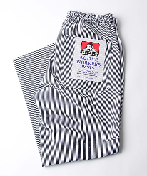 BEN DAVIS(ベンデイビス)の「【別注】【BEN DAVIS】TAPERED EASY CHEF PANTS / イージー シェフパンツ(チノパンツ・メンズ・ブラック/ブラウン/ブラック系/ベージュ系/ブルーグレー/ストライプ/アイボリー/ベージュ/グリーン/ブルー/レッド/ダークグリーン/マスタード・SMALL/MEDIUM/LARGE/X-LARGE)」の22枚目の写真