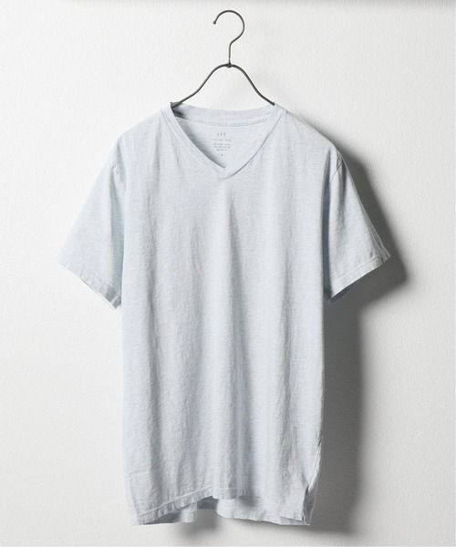 SAVE KHAKI UNITED(セーブカーキユナイテッド)の「SKU S/S OATMEAL HEATHER V-NECK TEE#(Tシャツ/カットソー・メンズ・サックスブルー/モスグリーン/イエロー系その他・SMALL/MEDIUM/X-SMALL/LARGE)」の2枚目の写真