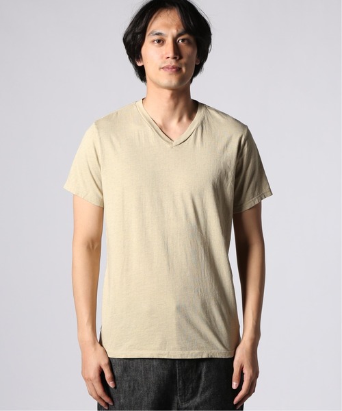SAVE KHAKI UNITED(セーブカーキユナイテッド)の「SKU S/S OATMEAL HEATHER V-NECK TEE#(Tシャツ/カットソー・メンズ・サックスブルー/モスグリーン/イエロー系その他・SMALL/MEDIUM/X-SMALL/LARGE)」の6枚目の写真
