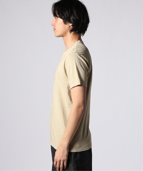 SAVE KHAKI UNITED(セーブカーキユナイテッド)の「SKU S/S OATMEAL HEATHER V-NECK TEE#(Tシャツ/カットソー・メンズ・サックスブルー/モスグリーン/イエロー系その他・SMALL/MEDIUM/X-SMALL/LARGE)」の7枚目の写真