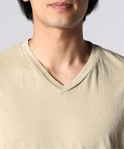 SAVE KHAKI UNITED(セーブカーキユナイテッド)の「SKU S/S OATMEAL HEATHER V-NECK TEE#(Tシャツ/カットソー・メンズ・サックスブルー/モスグリーン/イエロー系その他・SMALL/MEDIUM/X-SMALL/LARGE)」の9枚目の写真
