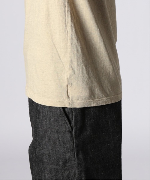 SAVE KHAKI UNITED(セーブカーキユナイテッド)の「SKU S/S OATMEAL HEATHER V-NECK TEE#(Tシャツ/カットソー・メンズ・サックスブルー/モスグリーン/イエロー系その他・SMALL/MEDIUM/X-SMALL/LARGE)」の13枚目の写真