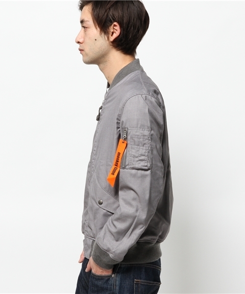 MONKEY TIME（モンキータイム）の「MT TR ギャバー カット L-2/ブルゾン ◆（ブルゾン・メンズ・グレー・LARGE/X-LARGE/MEDIUM/SMALL）」の5枚目の写真