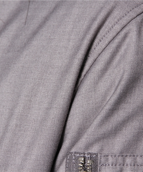 MONKEY TIME（モンキータイム）の「MT TR ギャバー カット L-2/ブルゾン ◆（ブルゾン・メンズ・グレー・LARGE/X-LARGE/MEDIUM/SMALL）」の3枚目の写真