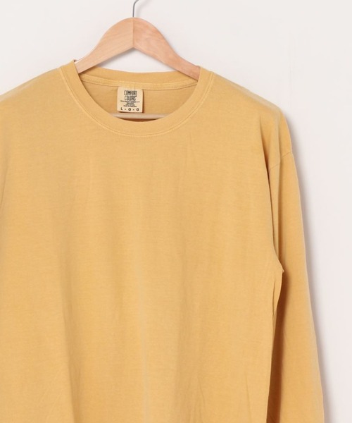 comfort colors（コンフォートカラーズ）の「【 COMFORT COLORS / コンフォート カラーズ 】 6.1オンス ロングスリーブ 長袖 Tシャツ　6014（Tシャツ/カットソー・メンズ・ブルー/ライトグリーン/オレンジ/ブラック/ホワイト/マスタード/パープル/カーキ/グリーン・S/XL/M/L）」の8枚目の写真