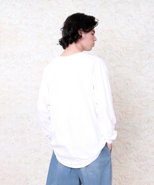 comfort colors（コンフォートカラーズ）の「【 COMFORT COLORS / コンフォート カラーズ 】 6.1オンス ロングスリーブ 長袖 Tシャツ　6014（Tシャツ/カットソー・メンズ・ブルー/ライトグリーン/オレンジ/ブラック/ホワイト/マスタード/パープル/カーキ/グリーン・S/XL/M/L）」の15枚目の写真