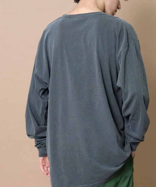 comfort colors（コンフォートカラーズ）の「【 COMFORT COLORS / コンフォート カラーズ 】 6.1オンス ロングスリーブ 長袖 Tシャツ　6014（Tシャツ/カットソー・メンズ・ブルー/ライトグリーン/オレンジ/ブラック/ホワイト/マスタード/パープル/カーキ/グリーン・S/XL/M/L）」の19枚目の写真