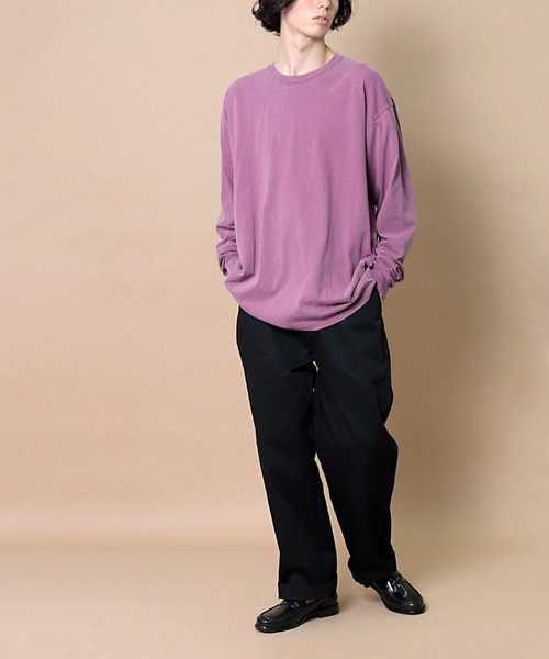 comfort colors（コンフォートカラーズ）の「【 COMFORT COLORS / コンフォート カラーズ 】 6.1オンス ロングスリーブ 長袖 Tシャツ　6014（Tシャツ/カットソー・メンズ・ブルー/ライトグリーン/オレンジ/ブラック/ホワイト/マスタード/パープル/カーキ/グリーン・S/XL/M/L）」の20枚目の写真