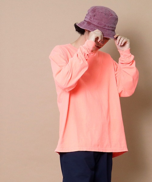 comfort colors（コンフォートカラーズ）の「【 COMFORT COLORS / コンフォート カラーズ 】 6.1オンス ロングスリーブ 長袖 Tシャツ　6014（Tシャツ/カットソー・メンズ・ブルー/ライトグリーン/オレンジ/ブラック/ホワイト/マスタード/パープル/カーキ/グリーン・S/XL/M/L）」の21枚目の写真