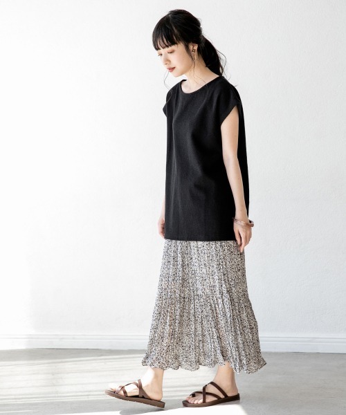 LOWRYS FARM(ローリーズファーム)の「バックレースアップSS 886983(Tシャツ/カットソー・レディース・ブラック/オフホワイト/イエロー・FREE)」の21枚目の写真